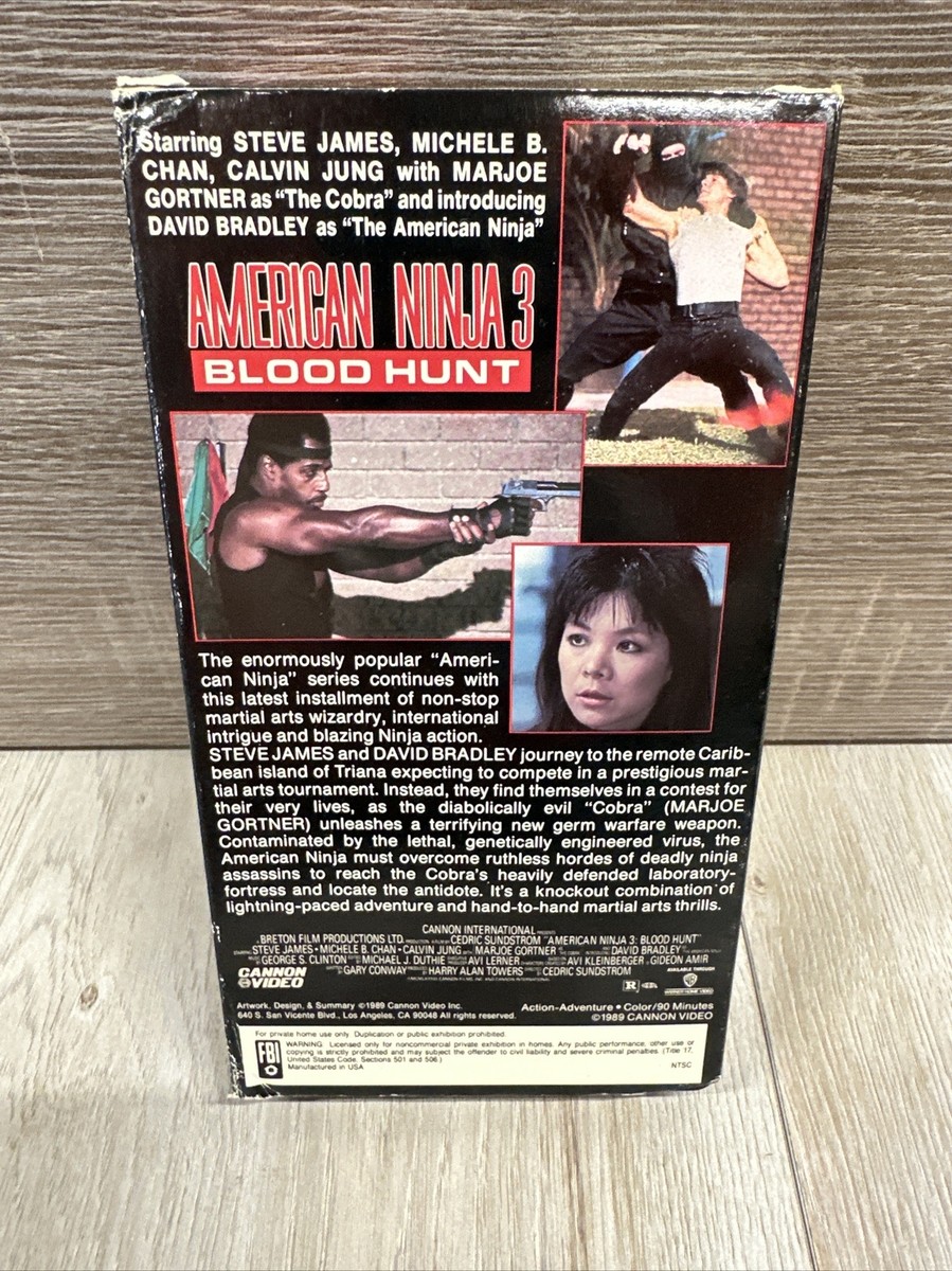 American Ninja 3 - Blood Hunt - Cannon Video 1989 David Bradley | eBay