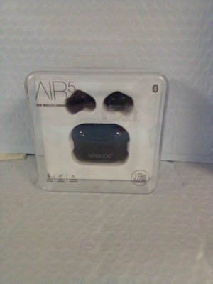 Airbuds Air 5 True Wireless Earbuds & Charging Case Bluetooth 5.0 Black #968