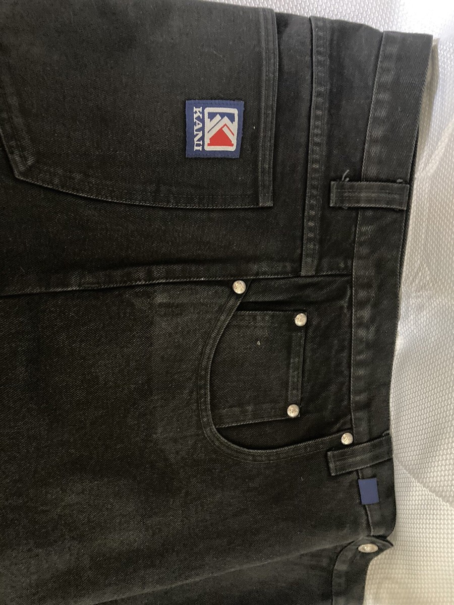 Karl Kani Jeans Black 38x34 Starched Creased Y2K Hip Hop 90s Karl Kani Jeans Black 38x34 Starched Creased Y2K Hip Hop 90s