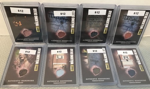 AMC THE WALKING DEAD 35 card costume wardrobe lot collection Cryptozoic Topps - Picture 4 of 5