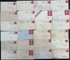 #688 Battle of Braddock Field George Washington lot of 100+ First Day covers