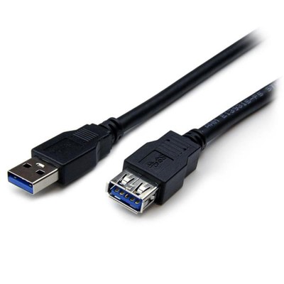2m Black Usb 3.0 Male To Female STARTECH USB3SEXT2MBK (0065030859431)