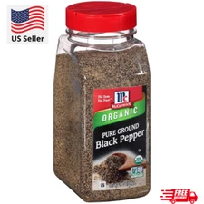 McCormick Organic Pure Ground Black Pepper, 12 oz
