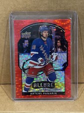 Artemi Panarin Red Rainbow #25 2020-21 UD Allure Hockey New York Rangers (JC7)