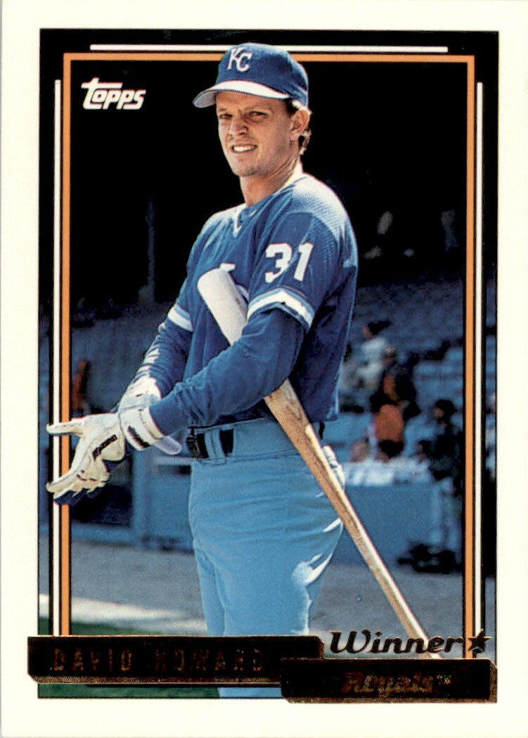 1992 Topps Gold Winners David Howard #641