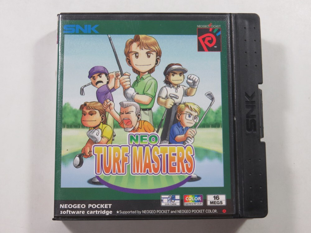 NEO TURF MASTERS NEO-GEO POCKET (NGP) EURO (SPANISH MANUAL ONLY - VERY GOOD COND