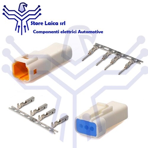 JST Connectors Kit - JWPF 3 Way Male-Female Auto Moto Automotive 1P - Picture 1 of 4