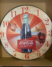 vintage coca cola limited edition wall clock