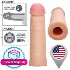 Size Matters Mega Enlarger Sleeve Penis Enhancer Enlargement Toy for Men/Women