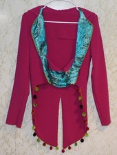 Professional Pink Clown Coat Jacket Dance Ballet