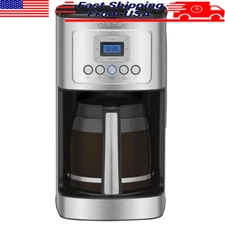 14-Cup Fully Automatic Coffee Maker Brew Strength Control Glass Carafe New