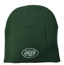 New York Jets Officially Licensed Team Apparel Cuff-less Knit Winter Beanie Hat