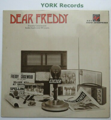 FREDDY GRISEWOOD - Dear Freddy (Freddie) - Excellent Con LP Record BBC REB 20