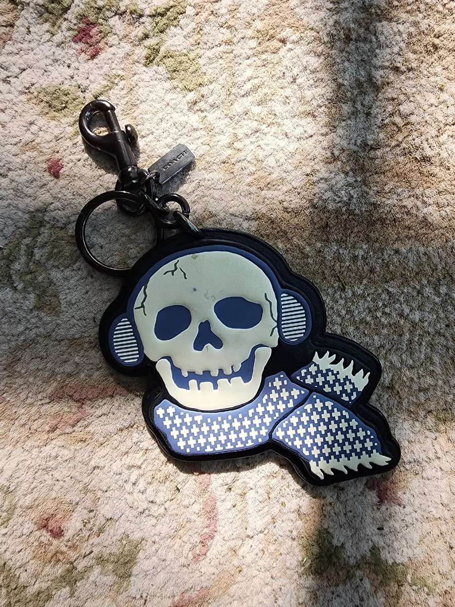 Skull clearance bag charm