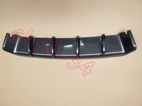 2015-18 Real Carbon Fiber Rear Diffuser Bumper Lip For Porsche Cayenne GTS 958.2 - Picture 6 of 6