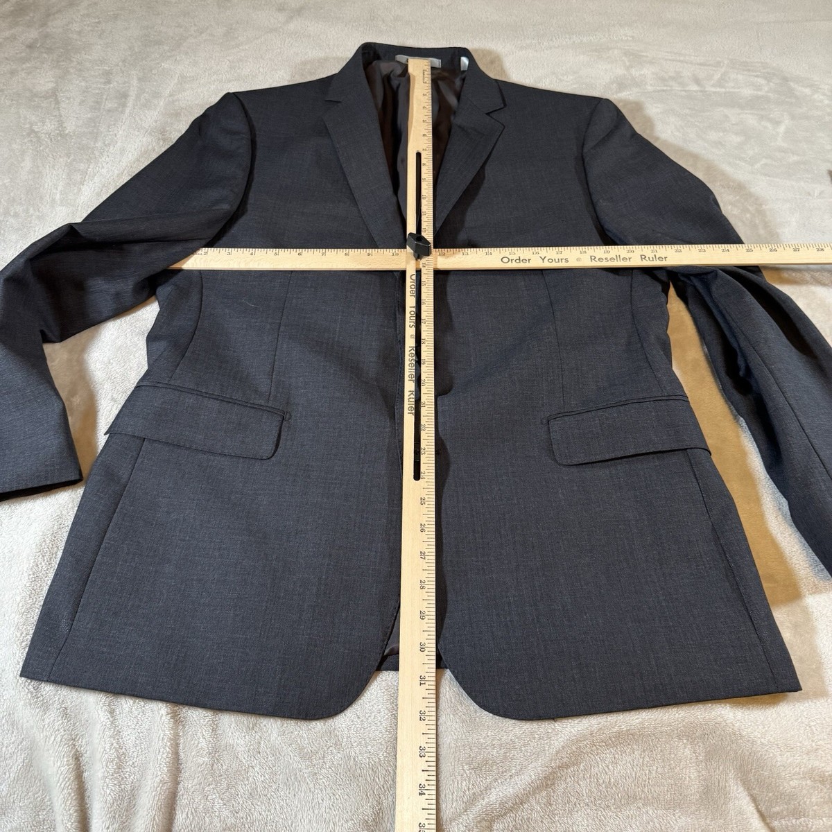 ＤＫＮＹスーツ　US6 DKNY By Donna Karan Chain Belted Notch Lapel One-Button