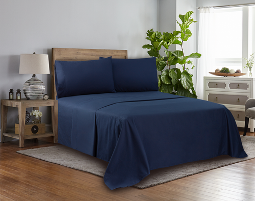 Percale Fitted Bed Sheet, Twin/Twin XL 