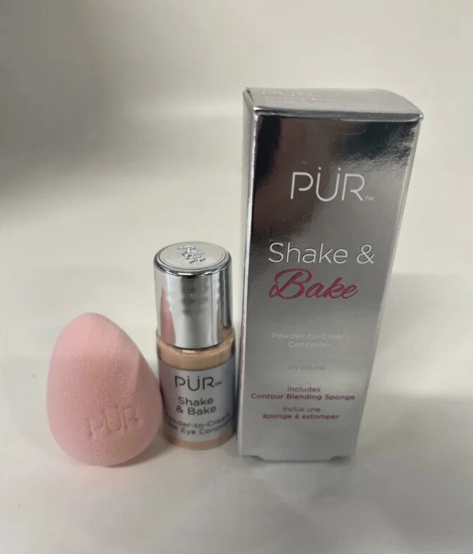 PUR Shake and Bake Powder-to-Cream Concealer - Light w/Blending Sponge, New! $26 - Image 3 of 4