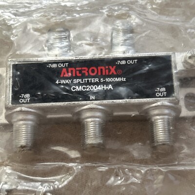 Antronix 4-way Splitter CMC2004H-Acoax Cable TV Internet Satellite Pro Grade NEW