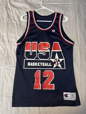 Vintage 90's USA Olympics Dream Team Dominique Wilkins NBA Champion Jersey 40