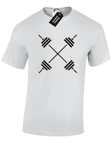 Have One To Sell? Sell It Yourself Weights Crossed Unisex T-Shirt - Picture 9 of 9