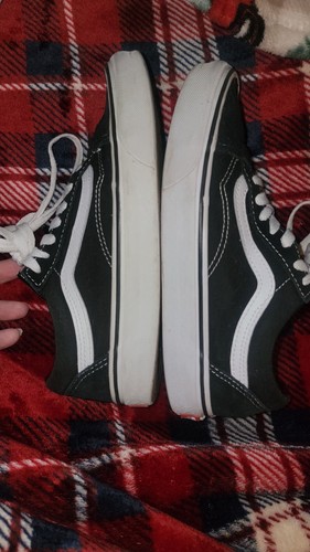 Größe 5,5 Herren, 7 Damen Vans Old Skool Erwachsene schwarz weiß - Bild 3 von 9