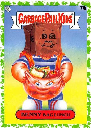 GARBAGE PAIL KIDS 2020 TARDE TO SCHOOL BORDO VERDE PARALLELO PICK-A-CARD GPK W@W - Foto 308 di 401