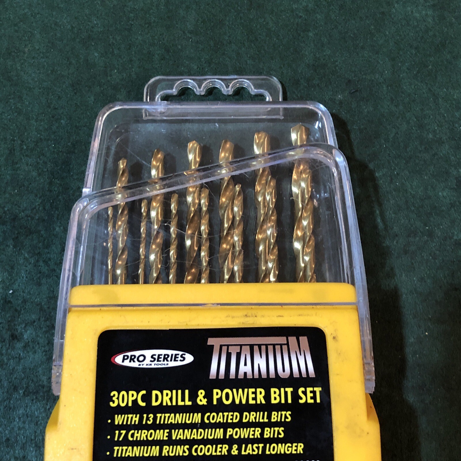 Drill Bit And Driver Bit Set 30 Pieces Pro Series By KR Tools