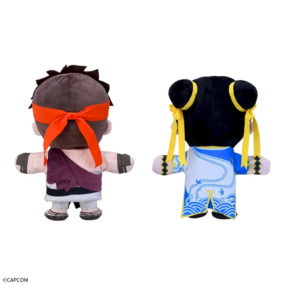Street Fighter 6 Platinum Zakka Plush Puppet Chun-Li Ryu Set SEGA