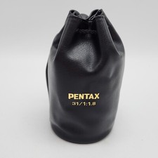 Estuche de lente limitado genuino original Pentax FA 31mm F1.8 bolsa con cordón
