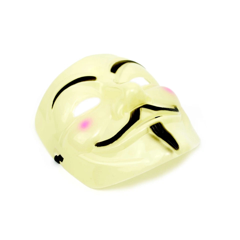 10 Anonymous Hacker V For Vendetta Guy Fawkes Halloween Fancy Dress Face Mask - Image 3 of 4