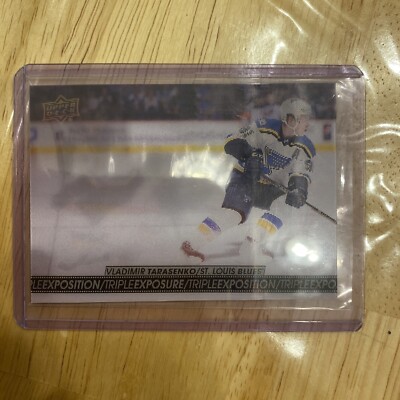 2017-18 UD Tim Hortons Hockey Card TE-9 TRIPLE EXPOSURE VLADMIR TARASENKO TE9