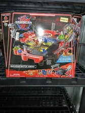 Bakugan Battle Arena Playset with Exclusive Spinning Dragonoid Damaged Box