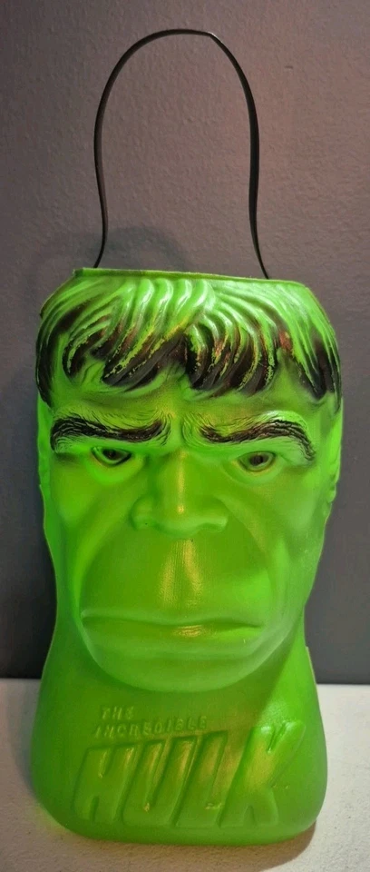 Vintage 1979 Incredible Hulk Trick Or Treat Bucket/Pail - Image 2 of 4