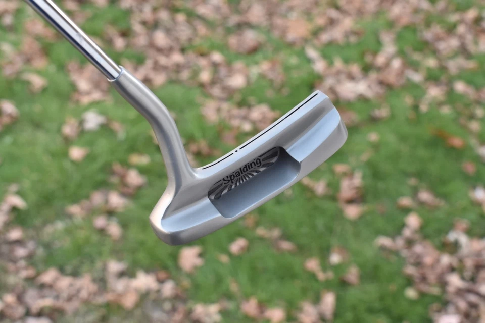 Потрясающий ЗАКАЗНОЙ Атласный Серый SPALDING T.P. Паттер с лезвием Mills /правая сторона 34,5 дюйма /фрезерованный - Изображение 4 из 4