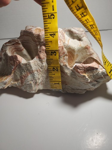 Natürlicher Sandstein roh rau Wohndeko Skulptur Aquarium Felsen 7,5 Pfund Wasser - Bild 6 von 7
