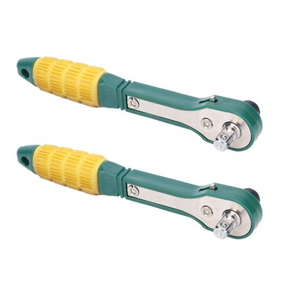 144mm Yellow Green 2Pcs Ratschenschlüssel 1/4 Hex Sockel 45 Stahlantrieb S BA