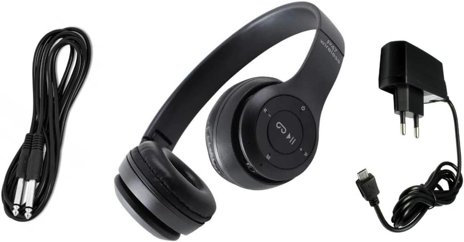 Cuffie Bluetooth P47 per Bambini: Wireless, Sicure e Pieghevoli con Microfono