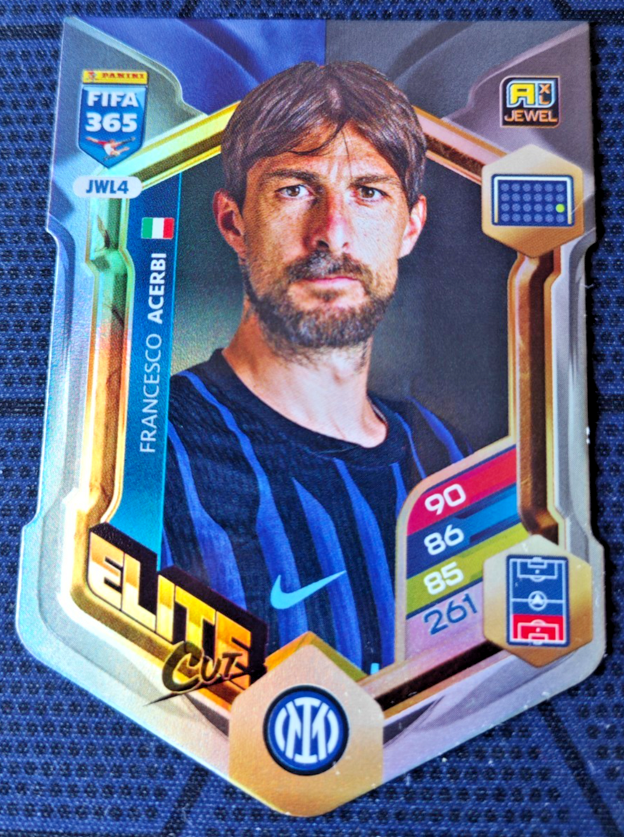 2026 Panini Adrenalyn XL Fifa 365 Francesco Acerbi Elite Cut #JWL4