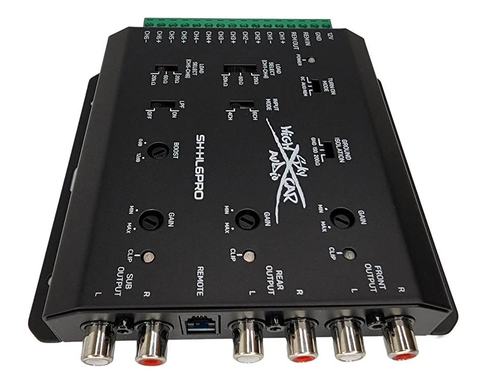 Sky High Car Audio HL6 Pro High Low Line Out Converter with Bass Control Knob - Image 3 of 4