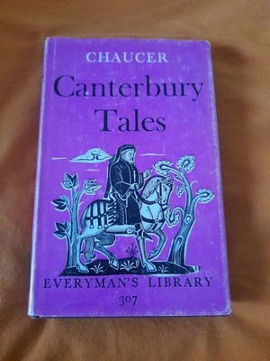 Cantebury Tales, Chaucer. Everymans Library. Hardcover  1970
