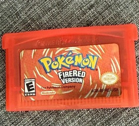 Pokemon Fire Red Version Cartridge for Game Boy Advance (GBA)