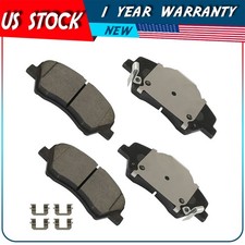 4PCS Front Ceramic Brake Pads Kit 2018 2019 2...