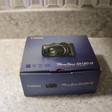 Canon PowerShot SX130 IS 12.1MP 12x 28mm Digital Camera w/Box