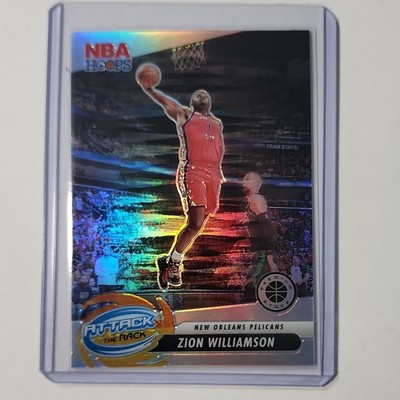 Panini NBA Hoops Premium Stock Attack the Rack #8 Zion Williamson Pelicans