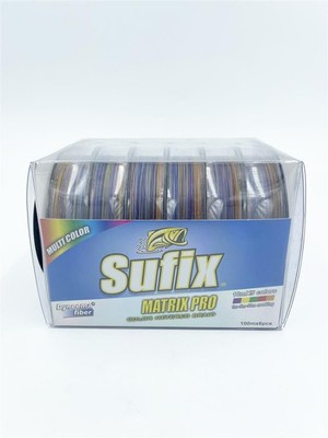 Sufix Matrix Pro Multi Color 0,14mm 5,4Kg 600m geflochtene Schnur