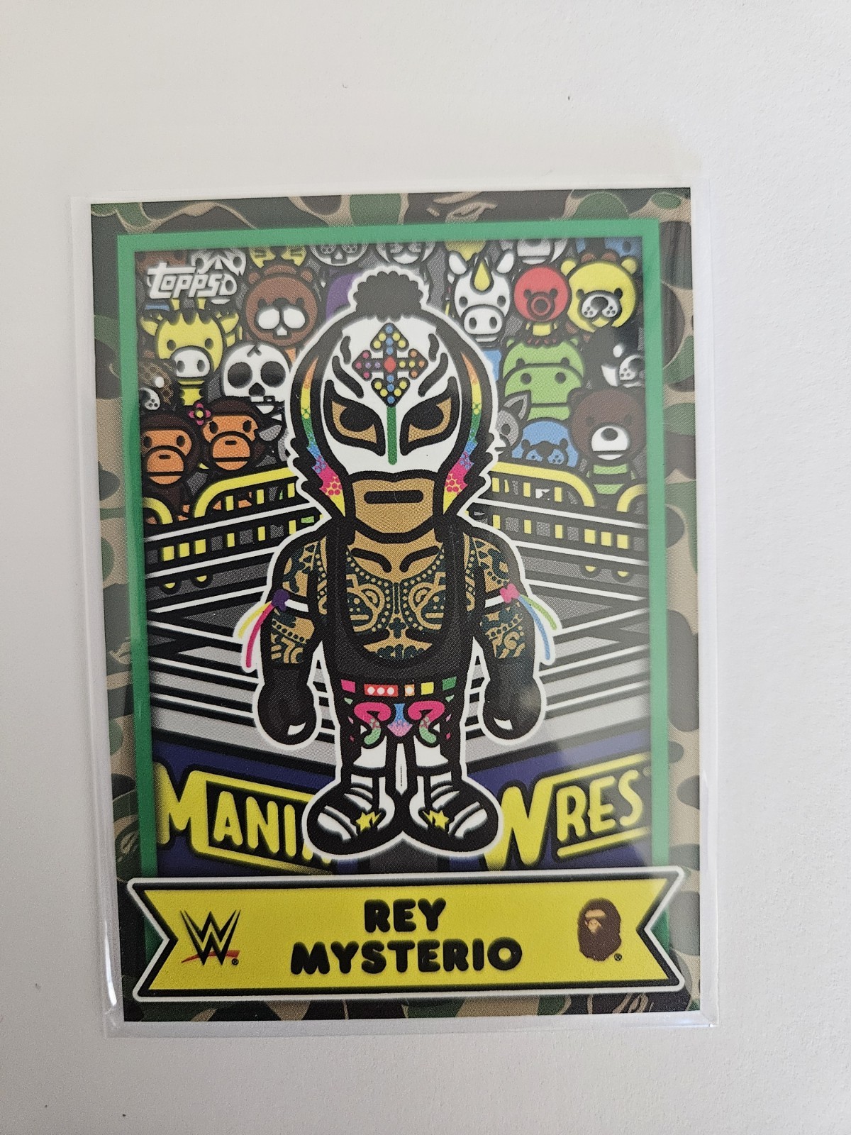 2025 Topps WWE x BAPE Rey Mysterio Baby Milo