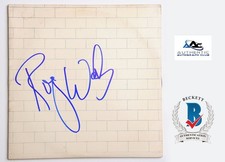 ROGER WATERS AUTOGRAPH SIGNED THE WALL VINYL RECORD BAS BECKETT LOA