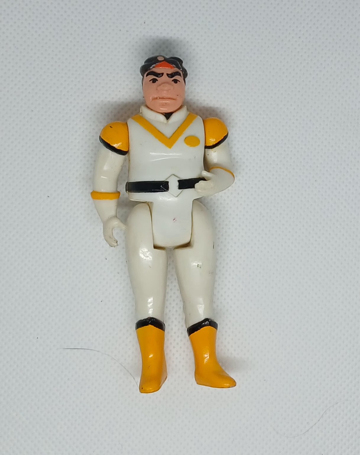 Voltron HUNK Yellow Lion Pilot - Panosh Place 1984 Vintage Action Figure
