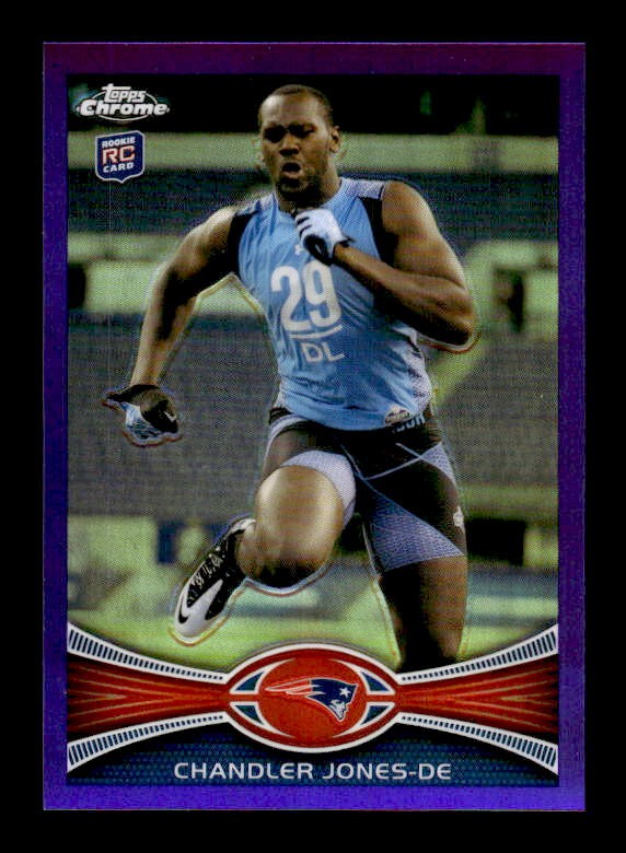 2012 Topps Chrome #140 Chandler Jones Purple Refractors #/499